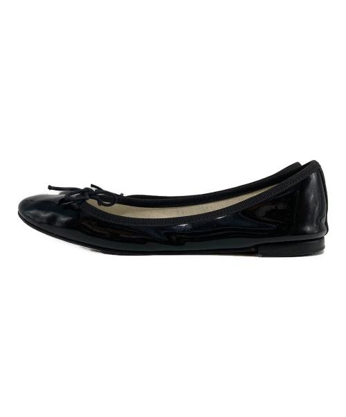 repetto（レペット）repetto (レペット) エナメル バレエシューズ　SIZE 37 1/2(24cm) ブラック サイズ:37 1/2の古着・服飾アイテム