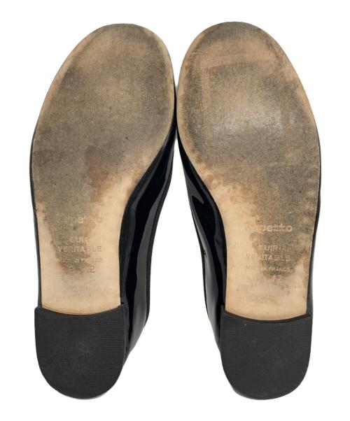 repetto（レペット）repetto (レペット) エナメル バレエシューズ　SIZE 37 1/2(24cm) ブラック サイズ:37 1/2の古着・服飾アイテム