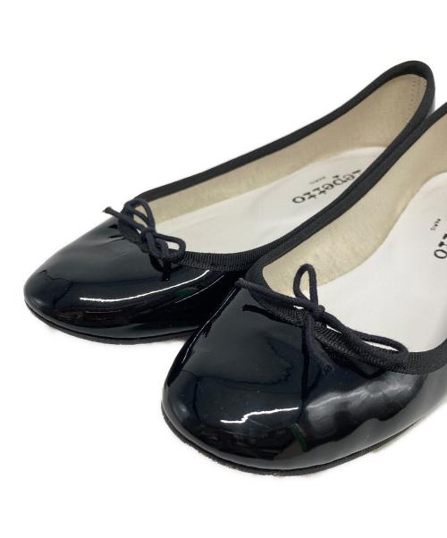 repetto（レペット）repetto (レペット) エナメル バレエシューズ　SIZE 37 1/2(24cm) ブラック サイズ:37 1/2の古着・服飾アイテム
