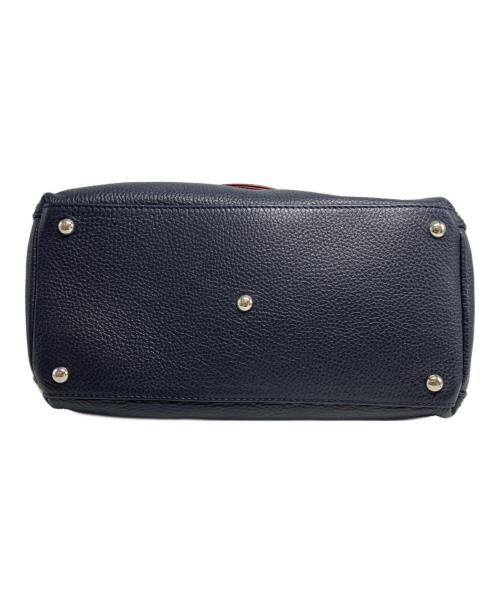 zanellato（ザネラート）zanellato (ザネラート) POSTINA SMALL/ポスティーナスモール ネイビー×ボルドーの古着・服飾アイテム