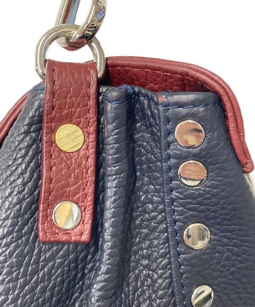 zanellato（ザネラート）zanellato (ザネラート) POSTINA SMALL/ポスティーナスモール ネイビー×ボルドーの古着・服飾アイテム