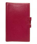 HERMESエルメス）の古着「アジェンダPM 手帳カバー」｜ピンク×オレンジ