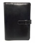 Whitehouse Coxホワイトハウスコックス）の古着「レザー手帳カバー BRIDLE LEATHER」｜ブラック
