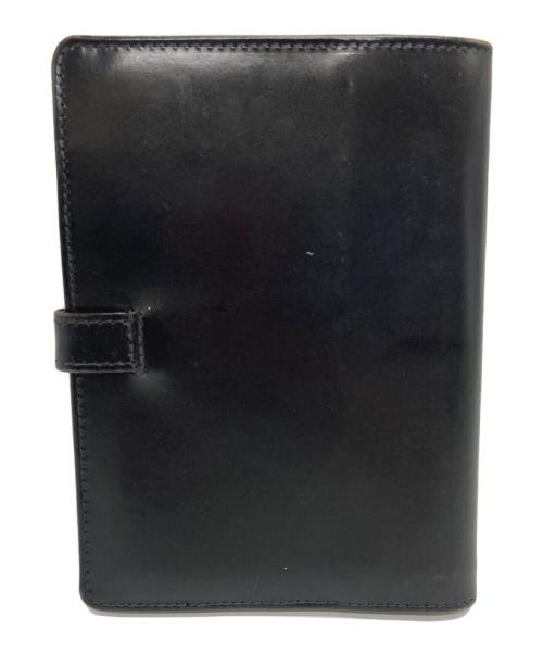 Whitehouse Cox（ホワイトハウスコックス）Whitehouse Cox (ホワイトハウスコックス) レザー手帳カバー BRIDLE LEATHER ブラックの古着・服飾アイテム