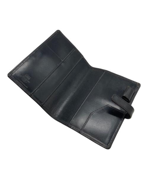 Whitehouse Cox（ホワイトハウスコックス）Whitehouse Cox (ホワイトハウスコックス) レザー手帳カバー BRIDLE LEATHER ブラックの古着・服飾アイテム