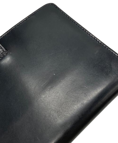 Whitehouse Cox（ホワイトハウスコックス）Whitehouse Cox (ホワイトハウスコックス) レザー手帳カバー BRIDLE LEATHER ブラックの古着・服飾アイテム
