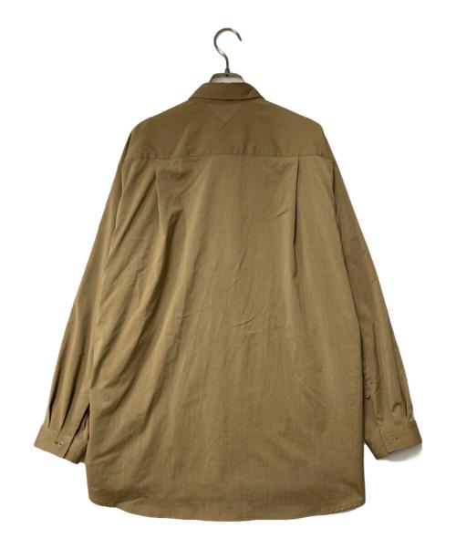WHITE MOUNTAINEERING（ホワイトマウンテ二アニング）WHITE MOUNTAINEERING (ホワイトマウンテ二アニング) REGULAR COLLAR SHIRT レギュラーカラーシャツ RW2471102 ブラウン サイズ:1の古着・服飾アイテム