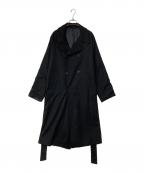 Luca Grassiaルカ グラッシア）の古着「カシミヤダブルチェスターコート」｜ブラック