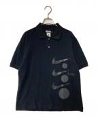 NIKE×BLACK COMME des GARCONSナイキ×ブラックコムデギャルソン）の古着「ポロシャツ 1R-T102」｜ブラック