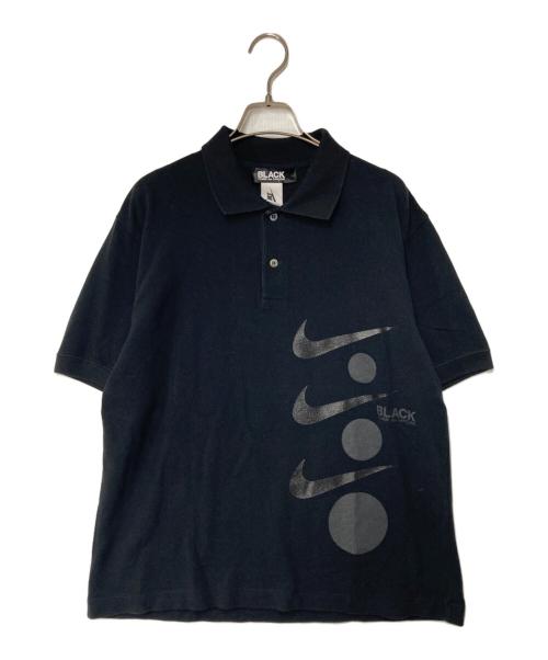 NIKE（ナイキ）NIKE (ナイキ) BLACK COMME des GARCONS (ブラックコムデギャルソン) ポロシャツ 1R-T102 ブラック サイズ:XLの古着・服飾アイテム