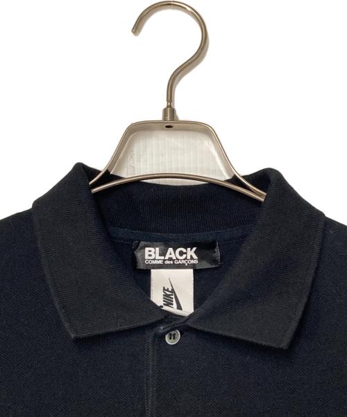 NIKE（ナイキ）NIKE (ナイキ) BLACK COMME des GARCONS (ブラックコムデギャルソン) ポロシャツ 1R-T102 ブラック サイズ:XLの古着・服飾アイテム
