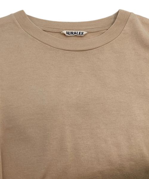 AURALEE（オーラリー）AURALEE (オーラリー) LUSTER PLAITING L/S / プレーティングロングスリーブT ベージュ サイズ:5の古着・服飾アイテム