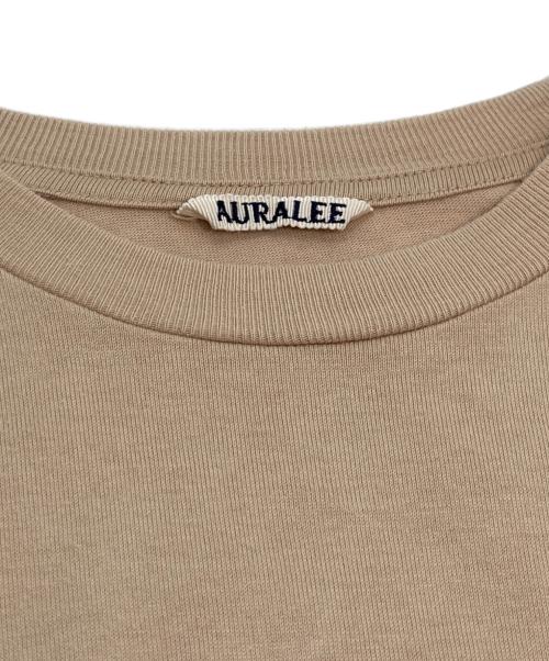 AURALEE（オーラリー）AURALEE (オーラリー) LUSTER PLAITING L/S / プレーティングロングスリーブT ベージュ サイズ:5の古着・服飾アイテム