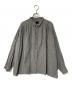 オオカミとフクロウ（オオカミトフクロウ）の古着「ギャザーシャツ portom23077」｜グレー