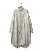 Veritecoeurヴェリテクール）の古着「シャツワンピース」｜ホワイト