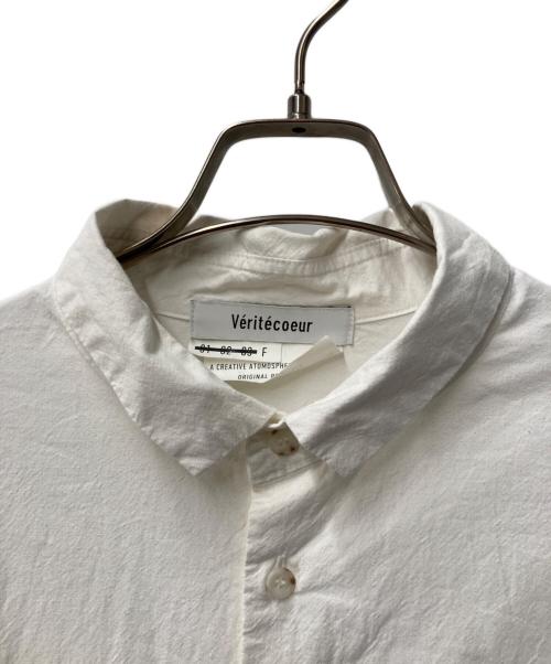Veritecoeur（ヴェリテクール）Veritecoeur (ヴェリテクール) シャツワンピース ホワイト サイズ:表記なしの古着・服飾アイテム
