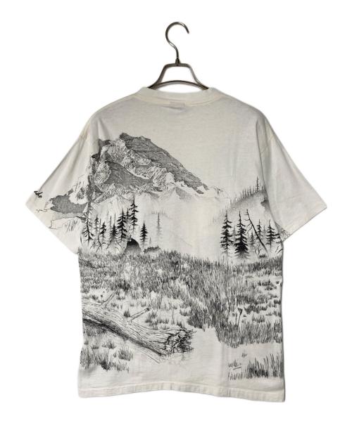 ONEITA（オニータ）ONEITA (オニータ) プリントTシャツ  90'ｓ U.S.A製 ホワイト サイズ:LARGEの古着・服飾アイテム