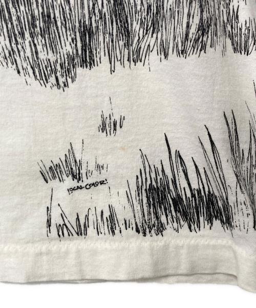 ONEITA（オニータ）ONEITA (オニータ) プリントTシャツ  90'ｓ U.S.A製 ホワイト サイズ:LARGEの古着・服飾アイテム