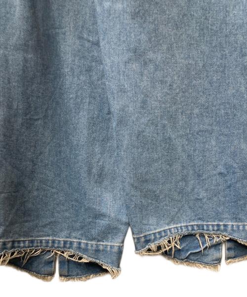 Adam et Rope（アダム エ ロペ）Adam et Rope (アダム エ ロペ) ルーズフィットアジャストデニム インディゴ サイズ:38の古着・服飾アイテム