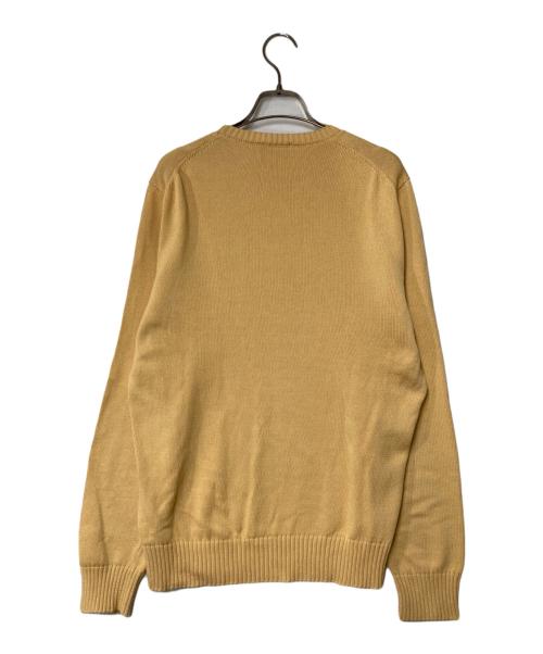 Drumohr（ドルモア）Drumohr (ドルモア) コットンクルーネックニット イエロー サイズ:48の古着・服飾アイテム