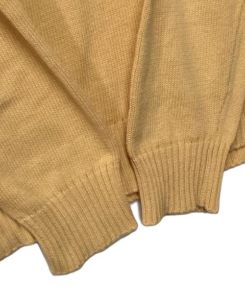 Drumohr（ドルモア）Drumohr (ドルモア) コットンクルーネックニット イエロー サイズ:48の古着・服飾アイテム