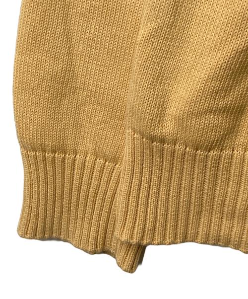 Drumohr（ドルモア）Drumohr (ドルモア) コットンクルーネックニット イエロー サイズ:48の古着・服飾アイテム