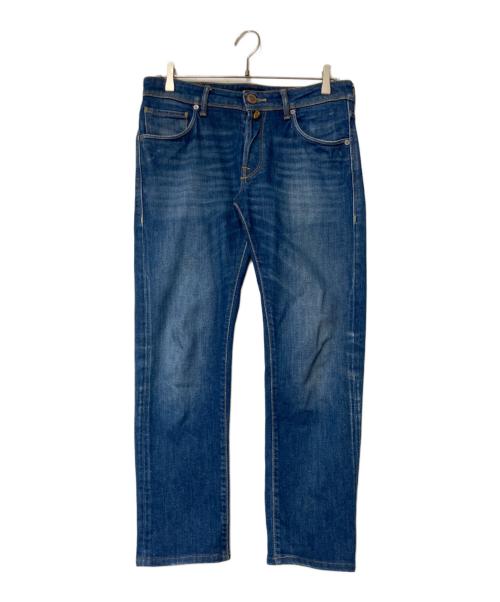 INCOTEX（インコテックス）INCOTEX (インコテックス) BLUE DIVISION Slim Fit ヴィンテージウォッシュスリムテーパードストレッチクロップドデニム BDPS0002-00540W3 インディゴ サイズ:-の古着・服飾アイテム