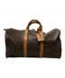 LOUIS VUITTON (ルイ ヴィトン) ボストンバッグ キーポル・バンドリエール50　モノグラム　 ブラウン：55000円