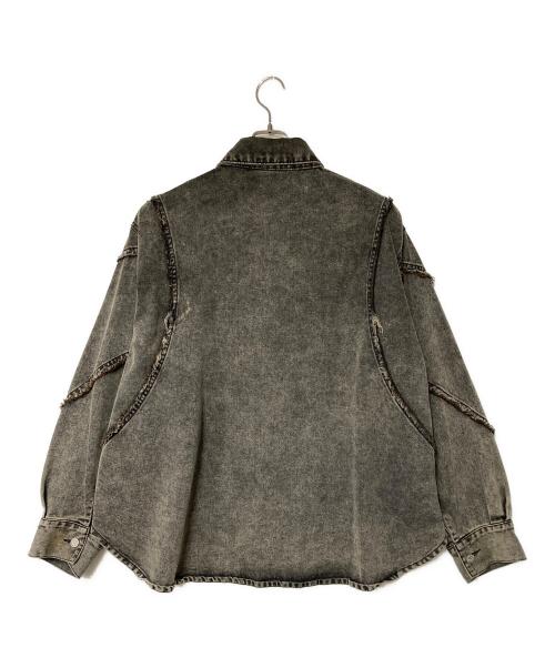 ARULE（アリュール）ARULE (アリュール) デザインデニムジャケット グレー サイズ:なしの古着・服飾アイテム