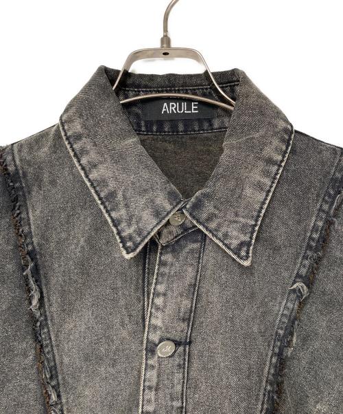 ARULE（アリュール）ARULE (アリュール) デザインデニムジャケット グレー サイズ:なしの古着・服飾アイテム