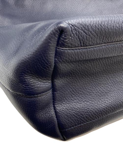 J&M DAVIDSON（ジェイ＆エム デヴィッドソン）J&M DAVIDSON (ジェイ＆エム デヴィッドソン) 2WAY レザートートバッグ ネイビーの古着・服飾アイテム