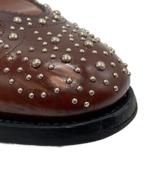 CHURCH'S（チャーチ）CHURCH'S (チャーチ) BURWOOD MET ウィングチップシューズ　スタッズ　 ブラウン サイズ:38 1/2の古着・服飾アイテム