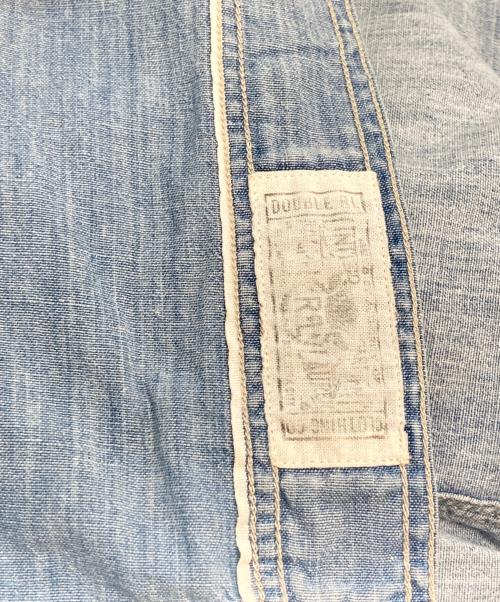 RRL（ダブルアールエル）RRL (ダブルアールエル) シャンブレーシャツ　ワークシャツ ブルー サイズ:Sの古着・服飾アイテム