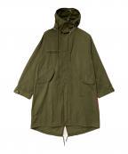 THOMAS MAGPIEトーマス マグパイ）の古着「モッズコート 2194208」｜カーキ