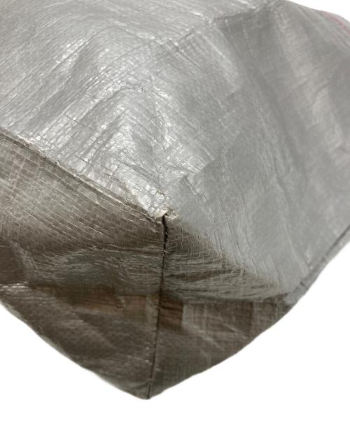 Herve Chapelier（エルベシャプリエ）Herve Chapelier (エルベシャプリエ) 2012PP マルシェバッグM シルバー×ピンクの古着・服飾アイテム