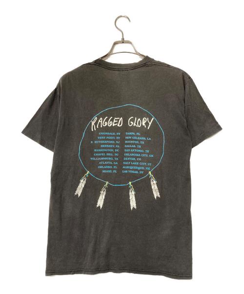 THE BROCKUM（ブロッカム）THE BROCKUM (ブロッカム) ヴィンテージプリントTシャツ NEIL YOUNG CRAZY HOUSE コピーライト91年 USA製 グレー サイズ:Lの古着・服飾アイテム