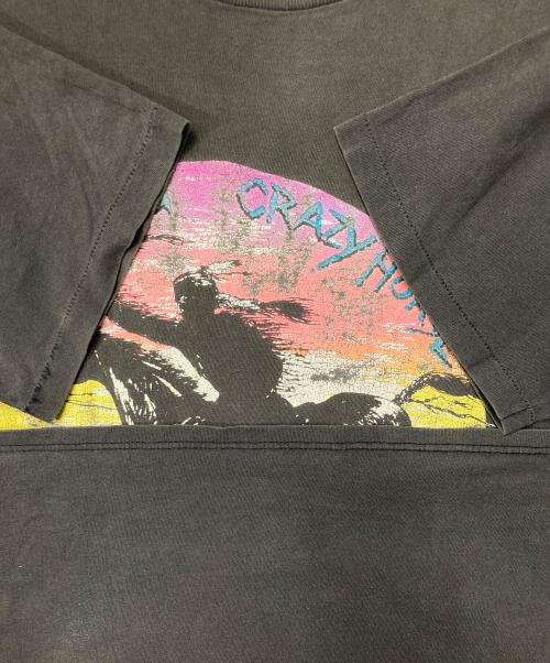 THE BROCKUM（ブロッカム）THE BROCKUM (ブロッカム) ヴィンテージプリントTシャツ NEIL YOUNG CRAZY HOUSE コピーライト91年 USA製 グレー サイズ:Lの古着・服飾アイテム