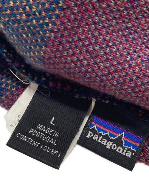 Patagonia（パタゴニア）Patagonia (パタゴニア) 総柄ニットキャップ ネイビーの古着・服飾アイテム