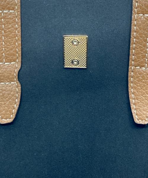 FURLA（フルラ）FURLA (フルラ) BASRFUA 2WAYバッグ ブラック×ブラウン×アイボリーの古着・服飾アイテム