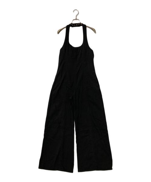 Spick and Span（スピック＆スパン）Spick and Span (スピックアンドスパン) コットンツイルガーメントダイサロペット ブラック サイズ:36の古着・服飾アイテム