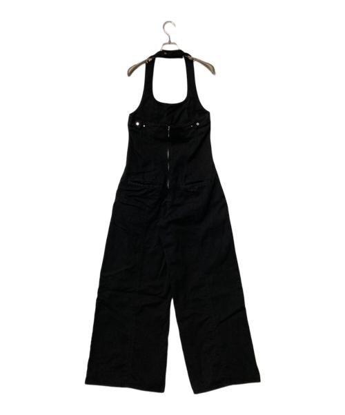 Spick and Span（スピック＆スパン）Spick and Span (スピックアンドスパン) コットンツイルガーメントダイサロペット ブラック サイズ:36の古着・服飾アイテム