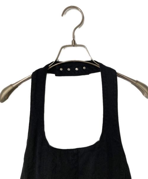 Spick and Span（スピック＆スパン）Spick and Span (スピックアンドスパン) コットンツイルガーメントダイサロペット ブラック サイズ:36の古着・服飾アイテム