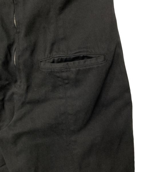 Spick and Span（スピック＆スパン）Spick and Span (スピックアンドスパン) コットンツイルガーメントダイサロペット ブラック サイズ:36の古着・服飾アイテム