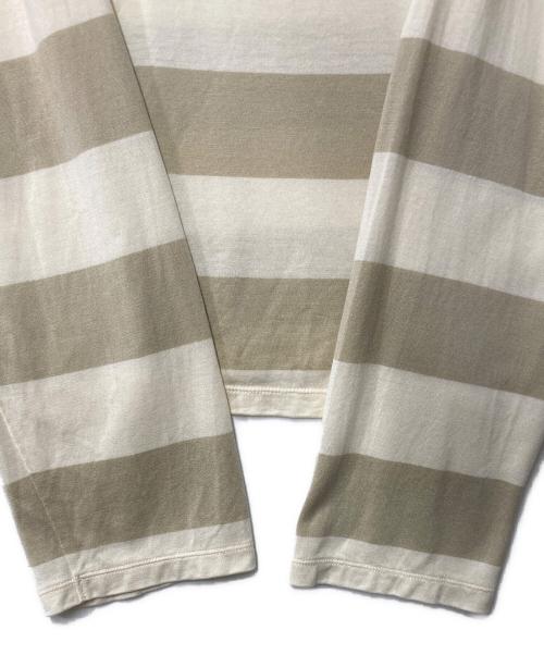 Spick and Span（スピック＆スパン）Spick and Span (スピック＆スパン) ボートネックボーダープルオーバー ベージュ×ホワイト サイズ:Freeの古着・服飾アイテム
