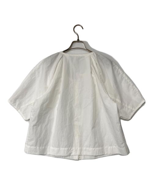 BEAUTY&YOUTH（ビューティーアンドユース）BEAUTY&YOUTH (ビューティーアンドユース) リボンギャザーブラウス ホワイト サイズ:SIZE Freeの古着・服飾アイテム