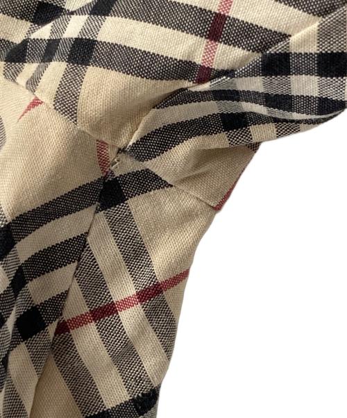 BURBERRY BLUE LABEL（バーバリーロンドンブルーレーベル）BURBERRY BLUE LABEL (バーバリーロンドンブルーレーベル) ノヴァチェックブラウス FE549-137 ノバチェック ベージュ サイズ:38の古着・服飾アイテム