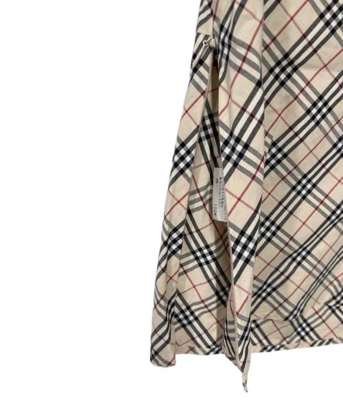 BURBERRY BLUE LABEL（バーバリーロンドンブルーレーベル）BURBERRY BLUE LABEL (バーバリーロンドンブルーレーベル) ノヴァチェックブラウス FE549-137 ノバチェック ベージュ サイズ:38の古着・服飾アイテム