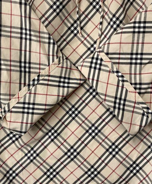 BURBERRY BLUE LABEL（バーバリーロンドンブルーレーベル）BURBERRY BLUE LABEL (バーバリーロンドンブルーレーベル) ノヴァチェックブラウス FE549-137 ノバチェック ベージュ サイズ:38の古着・服飾アイテム