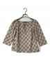 BURBERRY BLUE LABEL（バーバリーロンドンブルーレーベル）の古着「ノヴァチェックブラウス FE549-137 ノバチェック」｜ベージュ