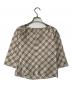BURBERRY BLUE LABEL (バーバリーロンドンブルーレーベル) ノヴァチェックブラウス FE549-137 ノバチェック ベージュ サイズ:38：4500円